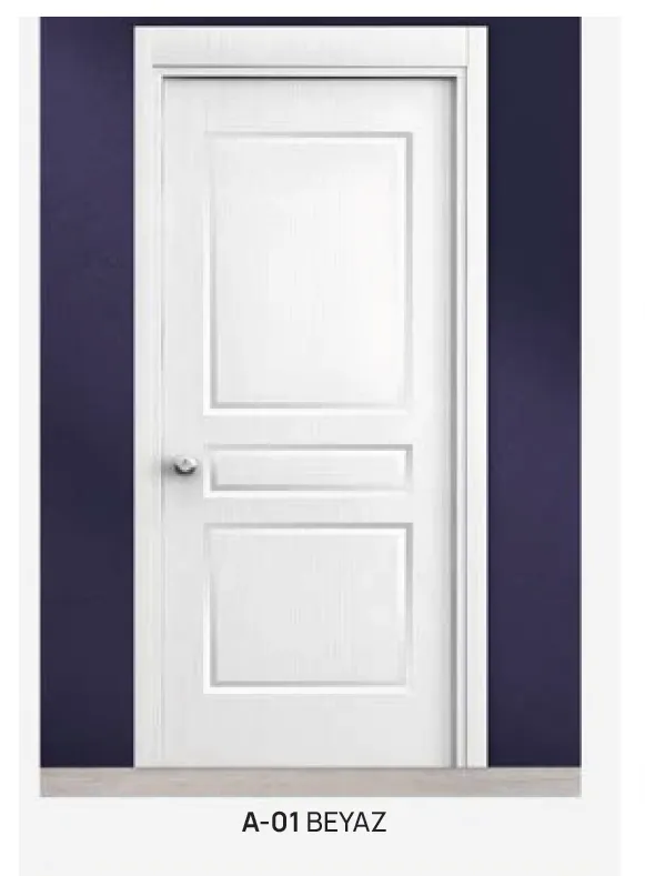 A-01 White Panel Interior Door