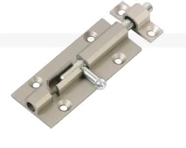 [AR-KSA114-01] Satin Aluminium Sliding Latch Door Bolt (10 cm)