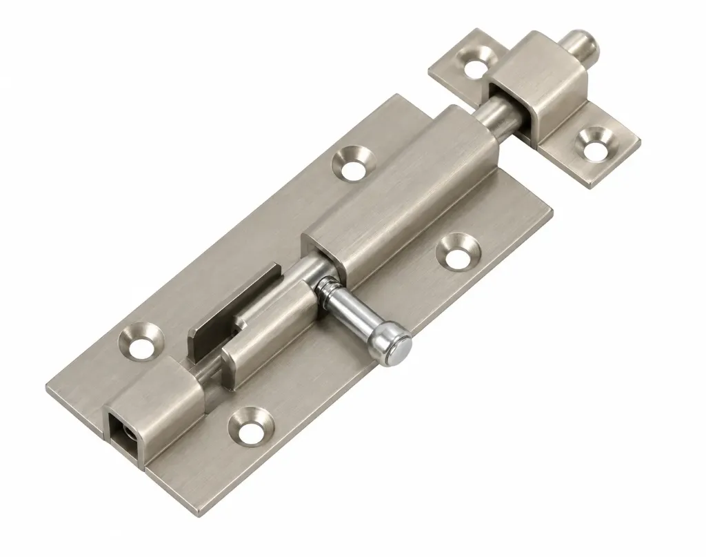 [AR-KSA114-01] Satin Aluminium Sliding Latch Door Bolt (10 cm)