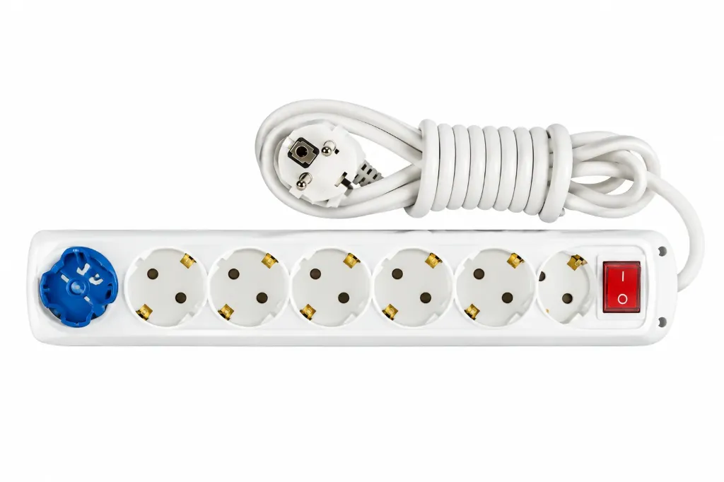 [9260203] 6 Gang Earthed Group Socket with Switch and 3 m Cord