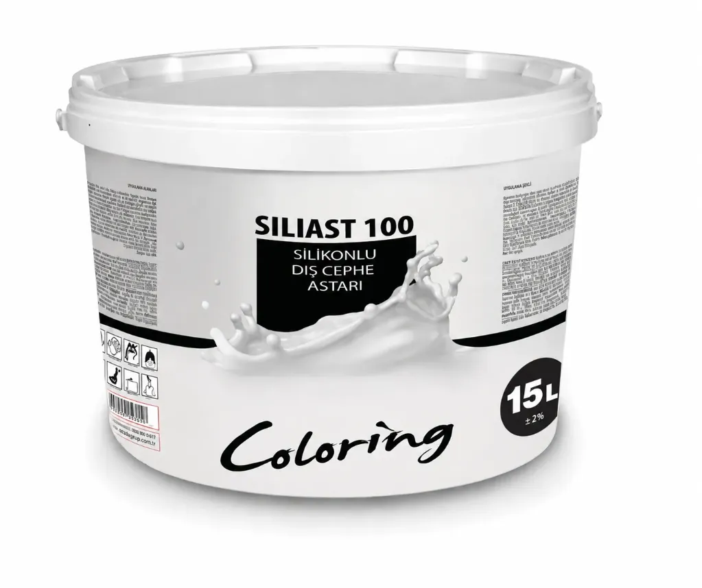 SİLİAST 100 15 LT (SILICONE-BASED INTERIOR AND EXTERIOR PAINT PRIMER)