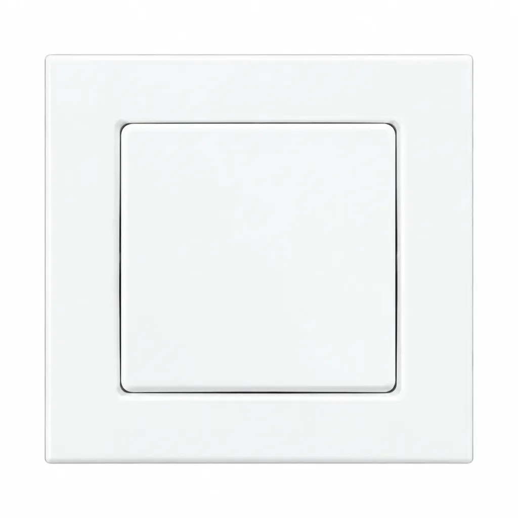 [93XX2101] Interrupteur unipolaire à bascule unique blanc