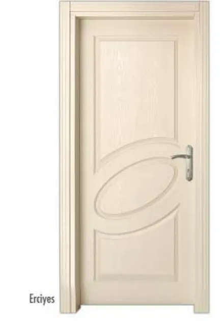 Erciyes Cream Interior Panel Door with Curved Oval Detail (10cm)