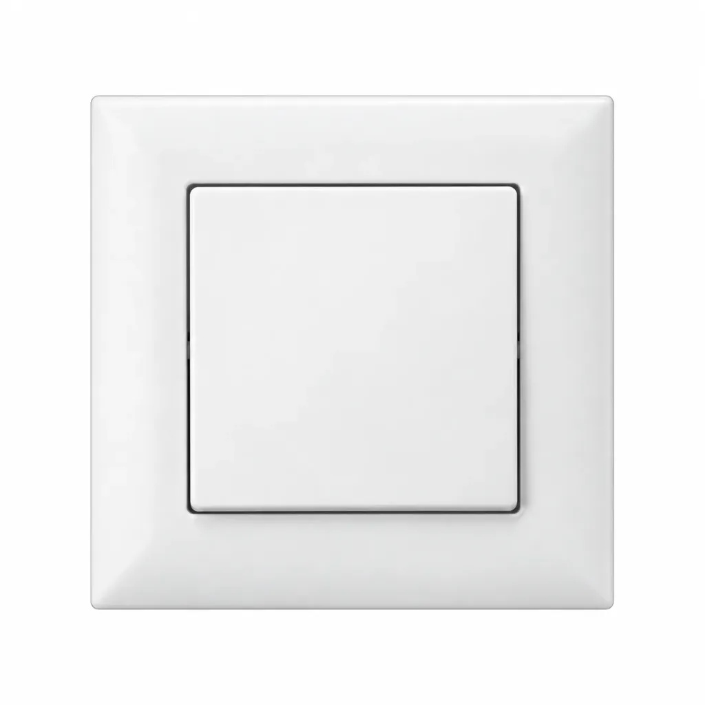 [93XX2133] White Single Rocker Two Way Switch