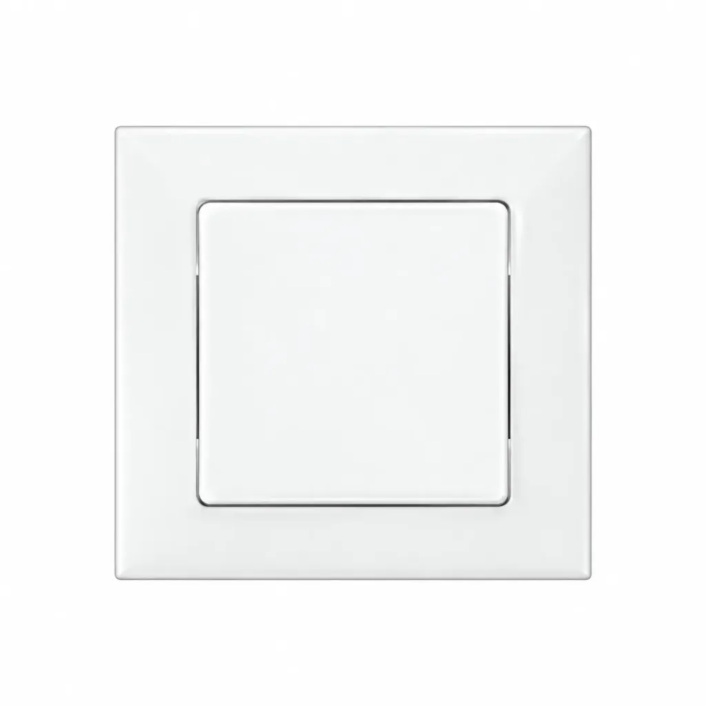 [94XX2103] White Two-Way Single Rocker Switch