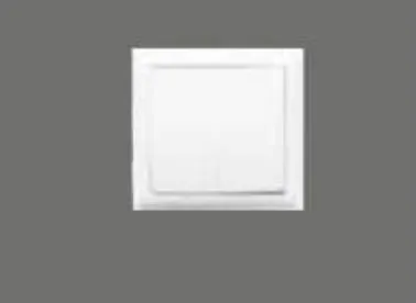 [95XX1102] Interrupteur unipolaire double blanc