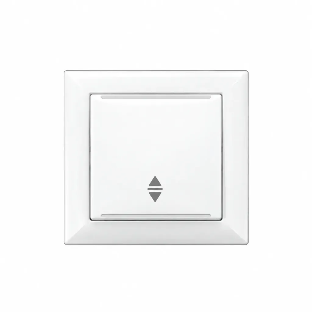 [95XX1103] White Two Way Single Rocker Switch