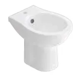 Gokkusagi White Floor-Standing Bidet with Rounded Bowl