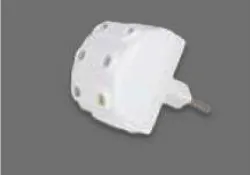 [9140878] White Five Gang Device Type Plug Socket