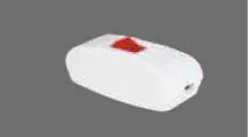 [9140823] White Hand Switch with Red Button