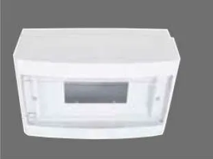 [9142438] 6 Gang White Surface Fuse Box with Front Window