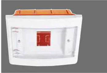 [9142469] 6 Gang Flush Mounted Fuse Box with Clear Front Cover