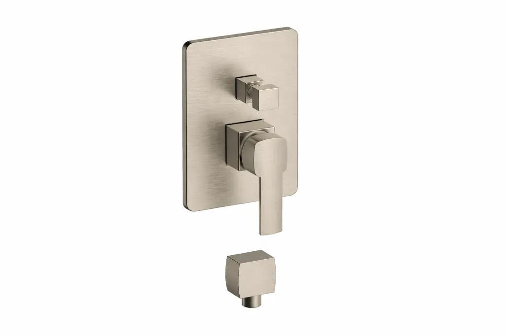 [MKB160-BN] Pedra Brushed-Look Warm Metallic Concealed Cabin Faucet with Single Lever Handle