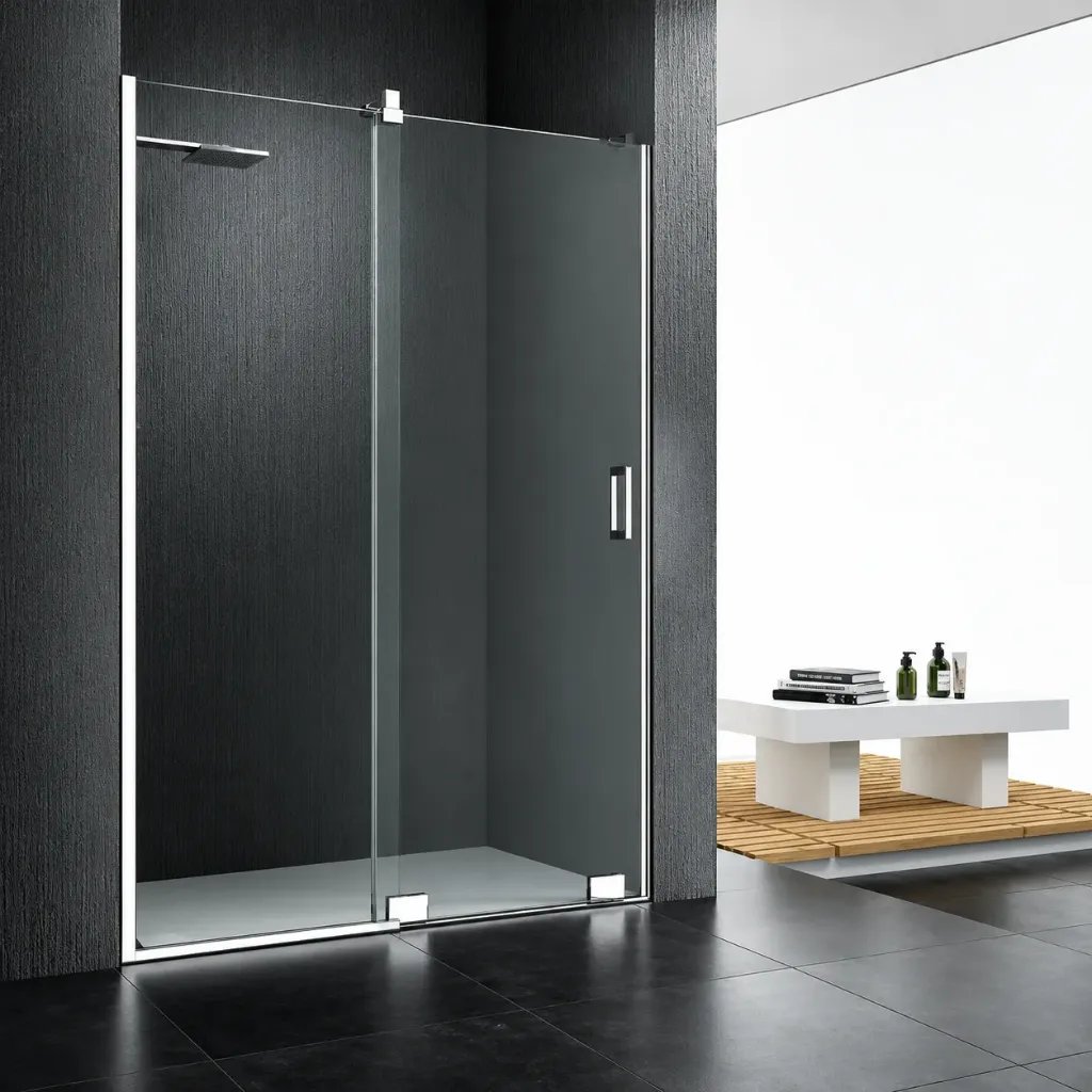 Vera D111A 190 cm Shower Cabin with 8 mm Glass and Vertical Handle (150, Black)