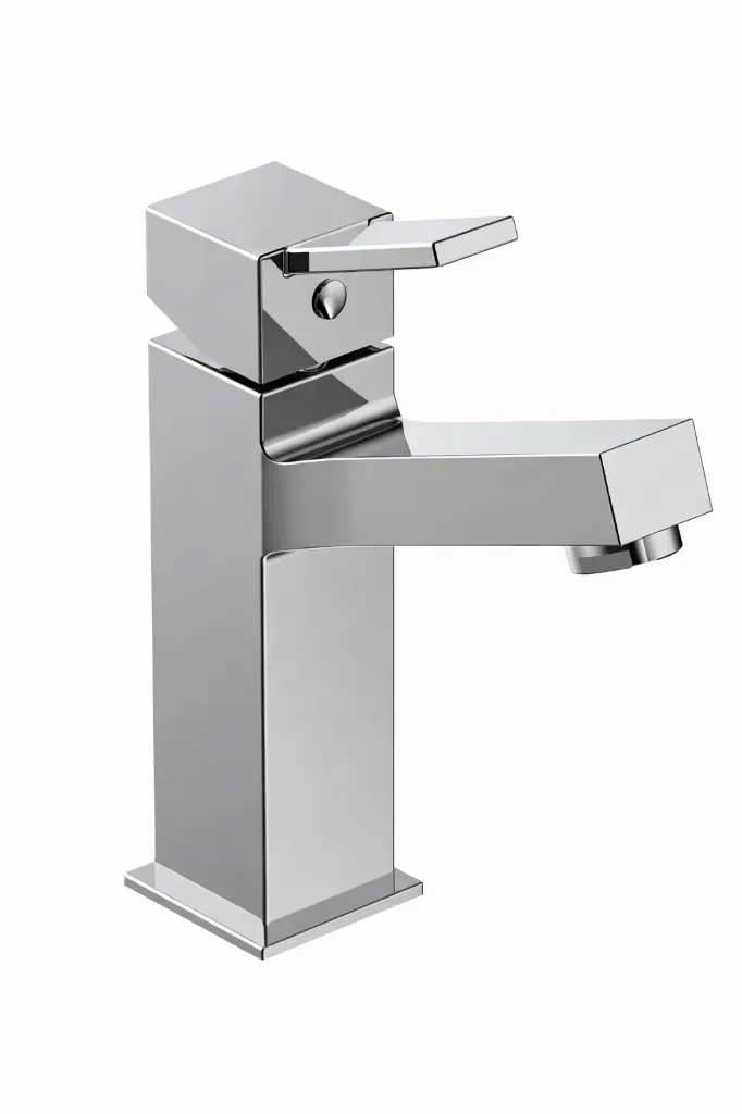 Tulio Chrome-Like Square Single Lever Wash Basin Faucet