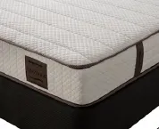ARIZONA White Quilted-Look Mattress with Dark Edge Trim (120x200)