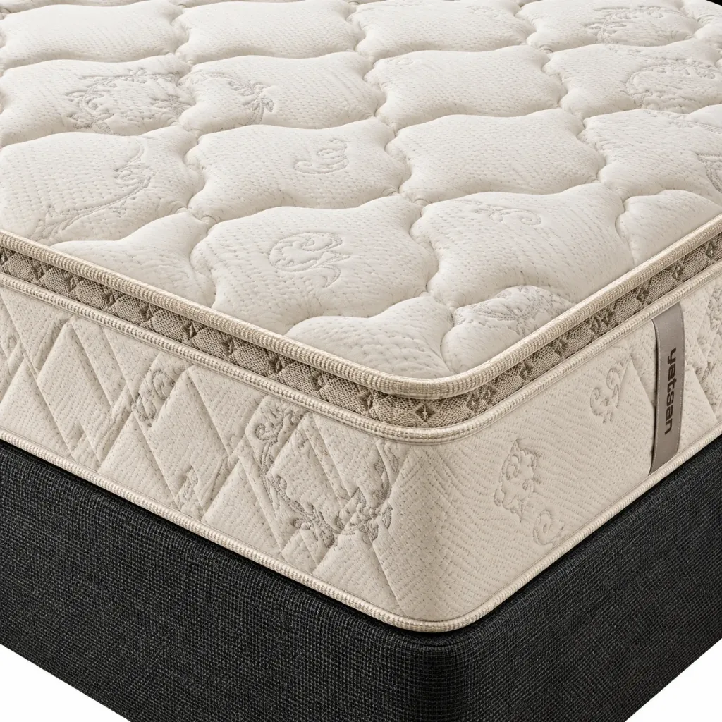 Matelas matelassé léger Sleepwell avec panneau latéral à motif