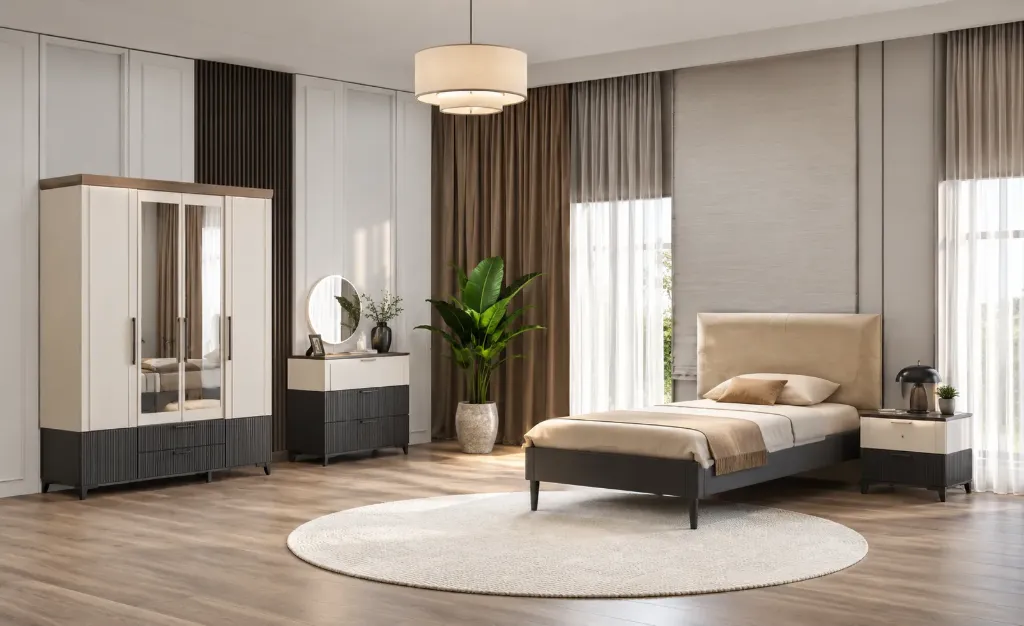 Ensemble de meubles Narvik Young Room Massa Pierre de Lune Anthracite