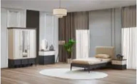 Narvik Young Room Massa Moonstone Anthracite Furniture Set