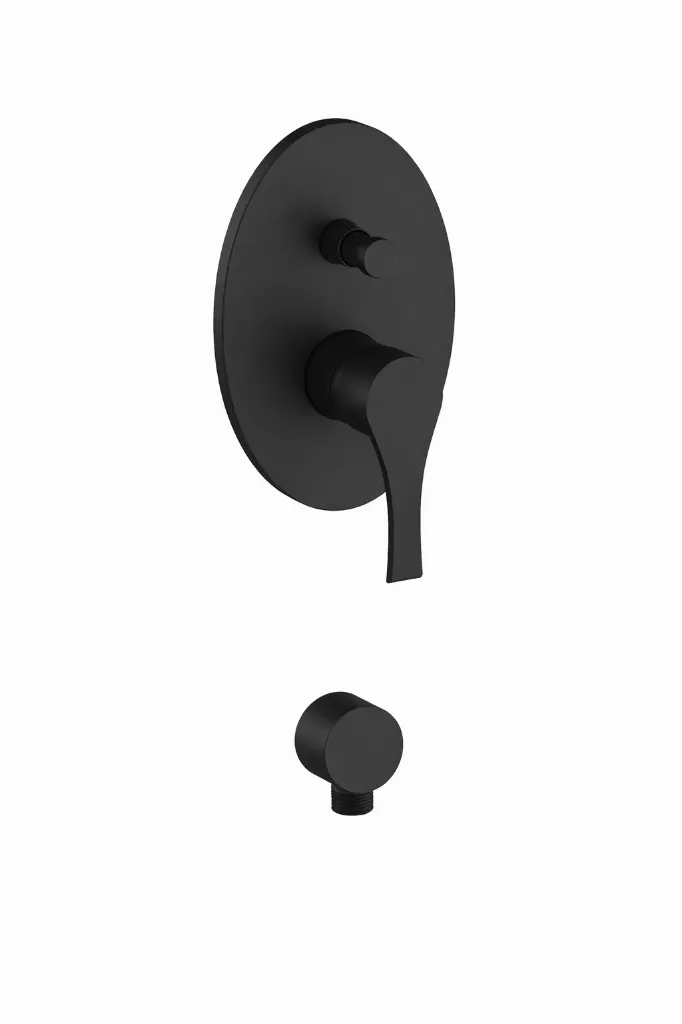 [MKB65-C-S] Robinet de cabine Atros Black encastré à démarrage à froid avec levier unique