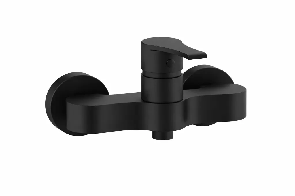 [MDB65-S] Atros Black Wall-Mounted Single-Lever Shower Mixer