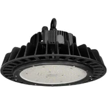 [301-310] Black Round Industrial High Bay LED Light with Hanging Loop