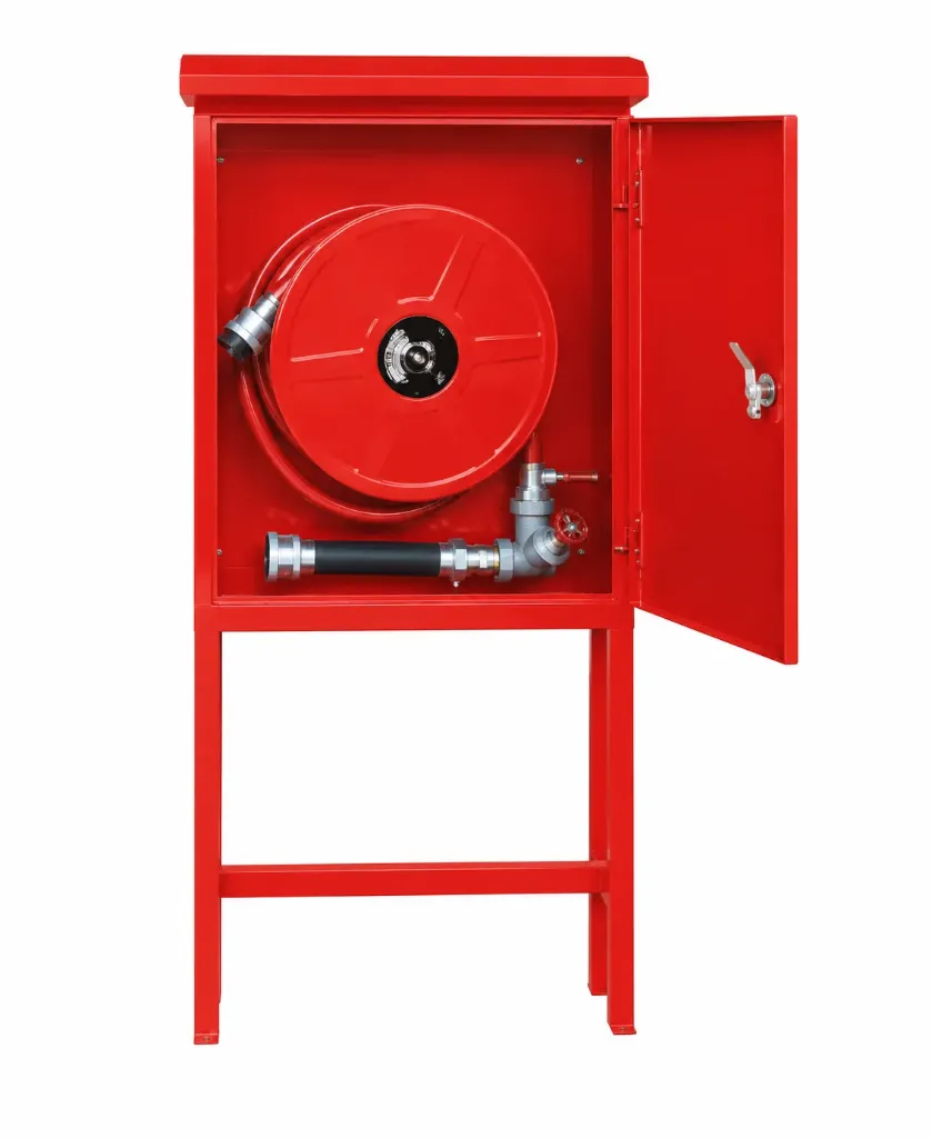 [All / Fire Hydrant] Armoire Incendie Rouge Type Sahra avec Tuyau de 25 m
