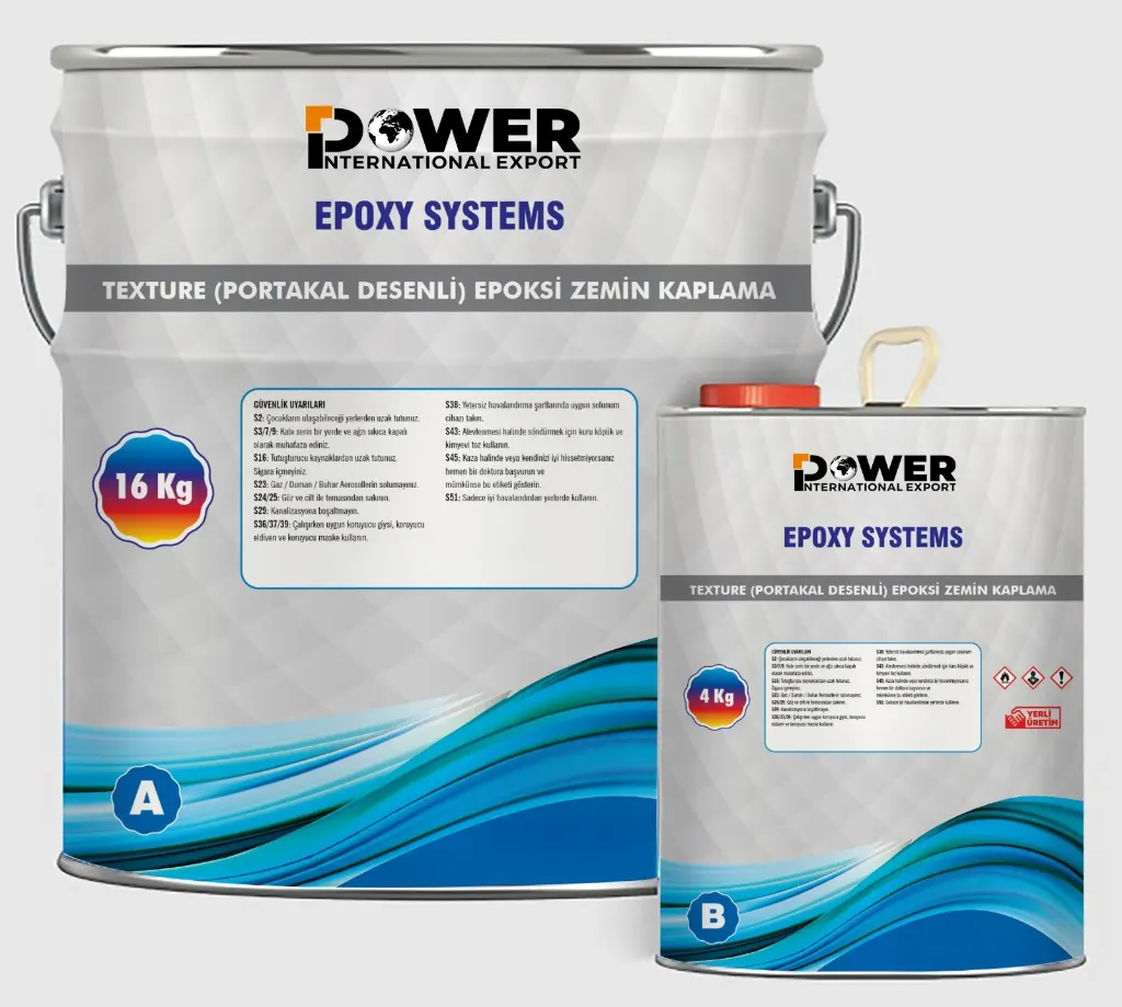 Two-Component Solvent-Free Orange Peel Pattern Epoxy Floor Coating
