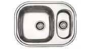 [DE120] Évier de cuisine encastré décoratif 1,5 cuve, 0,7 mm