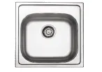 Decorative 50 x 50 Built-In Sink with Rounded Bowl (0,5 mm)