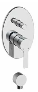 Solus Chrome-Look Concealed Single-Lever Cabin Faucet