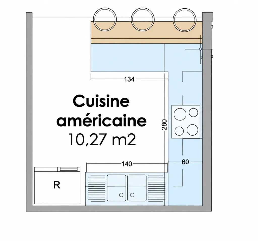 Kitchen-3 MDF Kitchen Furniture Unit with Soft Hinges and Metal Side Rail