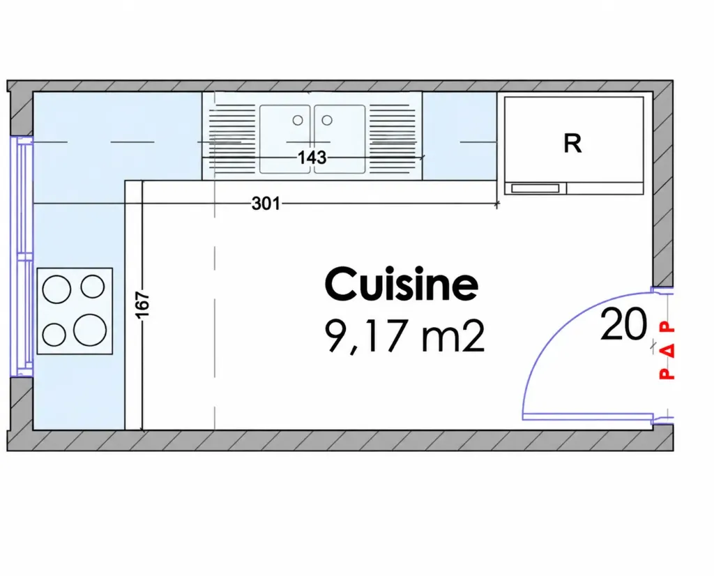 Kitchen-5 MDF Kitchen Cabinet Set with Soft Hinge and Metal Side Rail