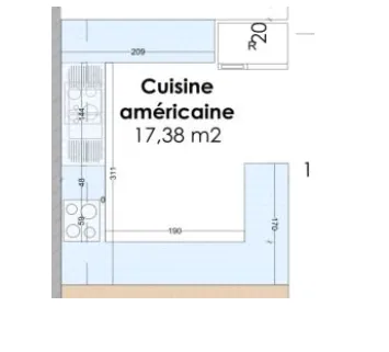 Kitchen-7 MDF Kitchen Furniture with Soft Hinge and Metal Side Rail