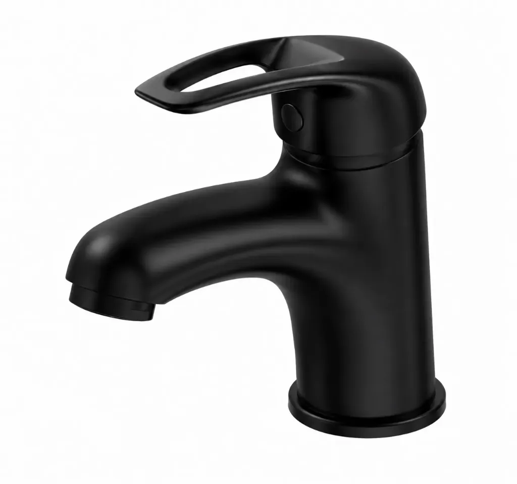 Adrio Black Single-Handle Wash Basin Faucet