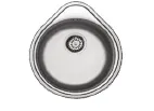 [DE136] Decorative Built-In Single Bowl Sink 50 x 44, 0.6 mm