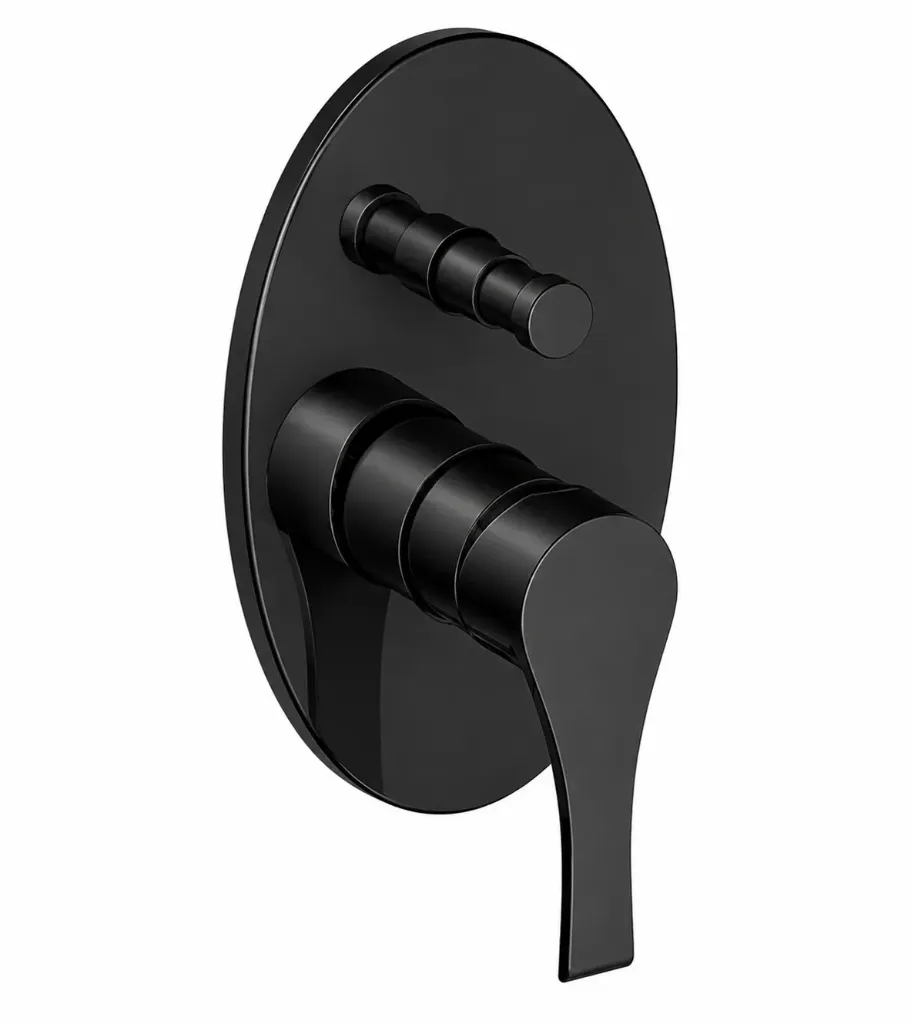 [SUG65-S] Atros Black Concealed Bathroom Faucet Group with Single Lever