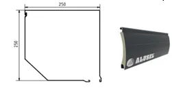 R7 140 x 300 cm Motorized Roller Shutter with 250 mm Aluminum Box