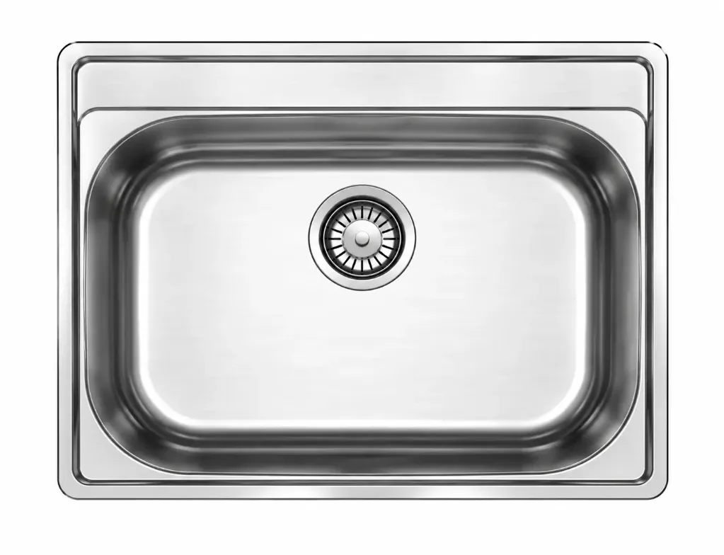 [DE146] Decorative Built-In Single Bowl Sink 60 x 50, 0.6 mm