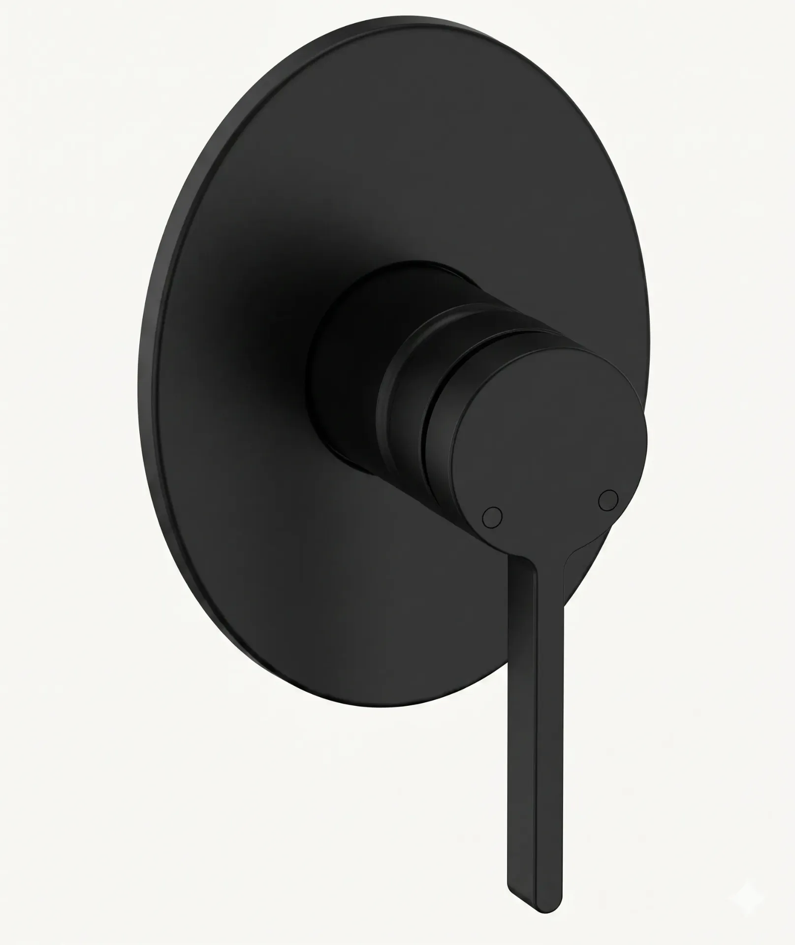 [SUD165-S] Gildo Black Round Concealed Over-Plaster Shower Group with Single Lever
