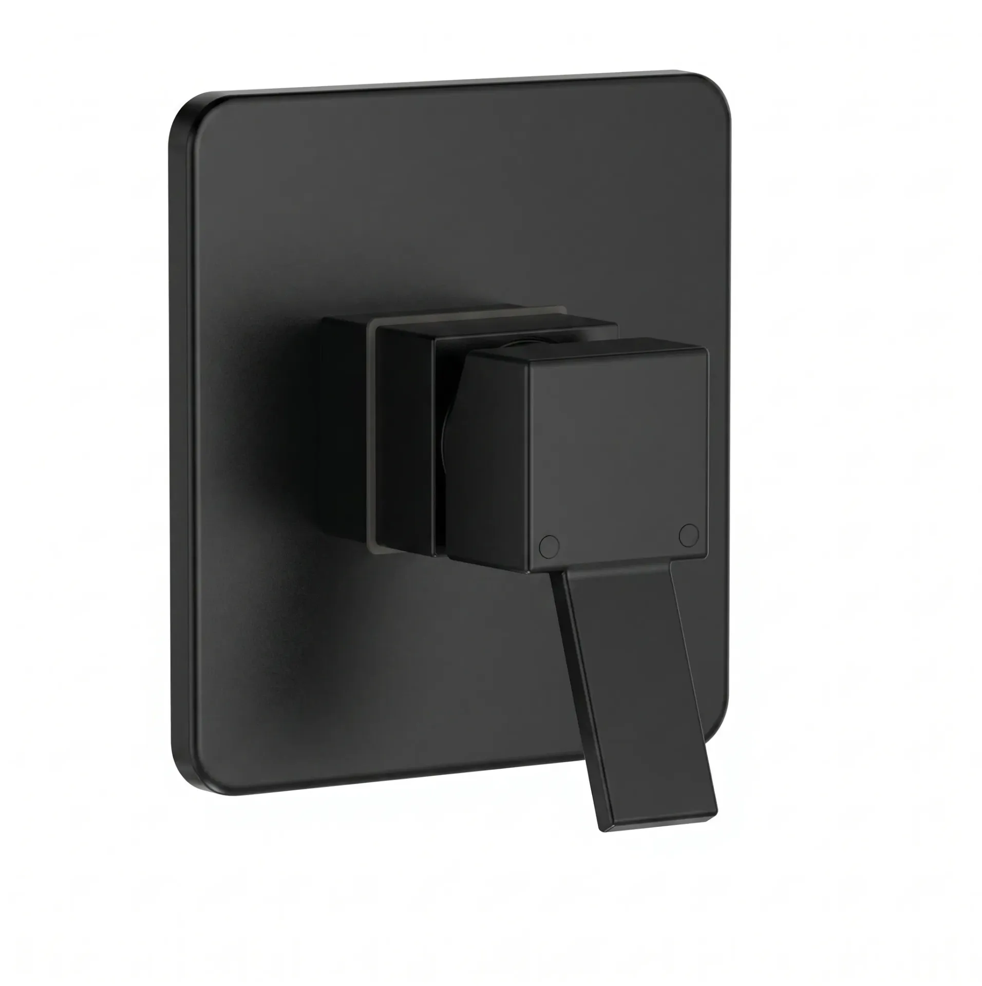 [SUD135-S] Tulio Black Concealed Over Plaster Shower Group with Single Lever