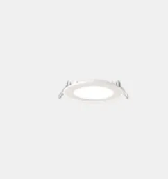 Spot encastré rond mince blanc DS10 120 mm 6 W 4000K IP20