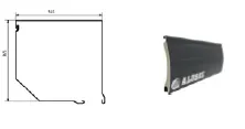 R12 100 x 60 cm Single-Section Motorized Aluminum Roller Shutter