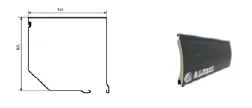 R14 70 x 170 cm Single-Section Motorized Roller Shutter with 165 mm Aluminum Box