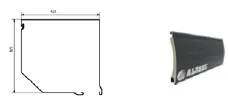 R19 70 x 170 cm Motorized Roller Shutter with 165 mm Aluminum Box