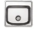 [DE150] Decorative Rectangular Built-In Single Bowl Sink 0.6 mm
