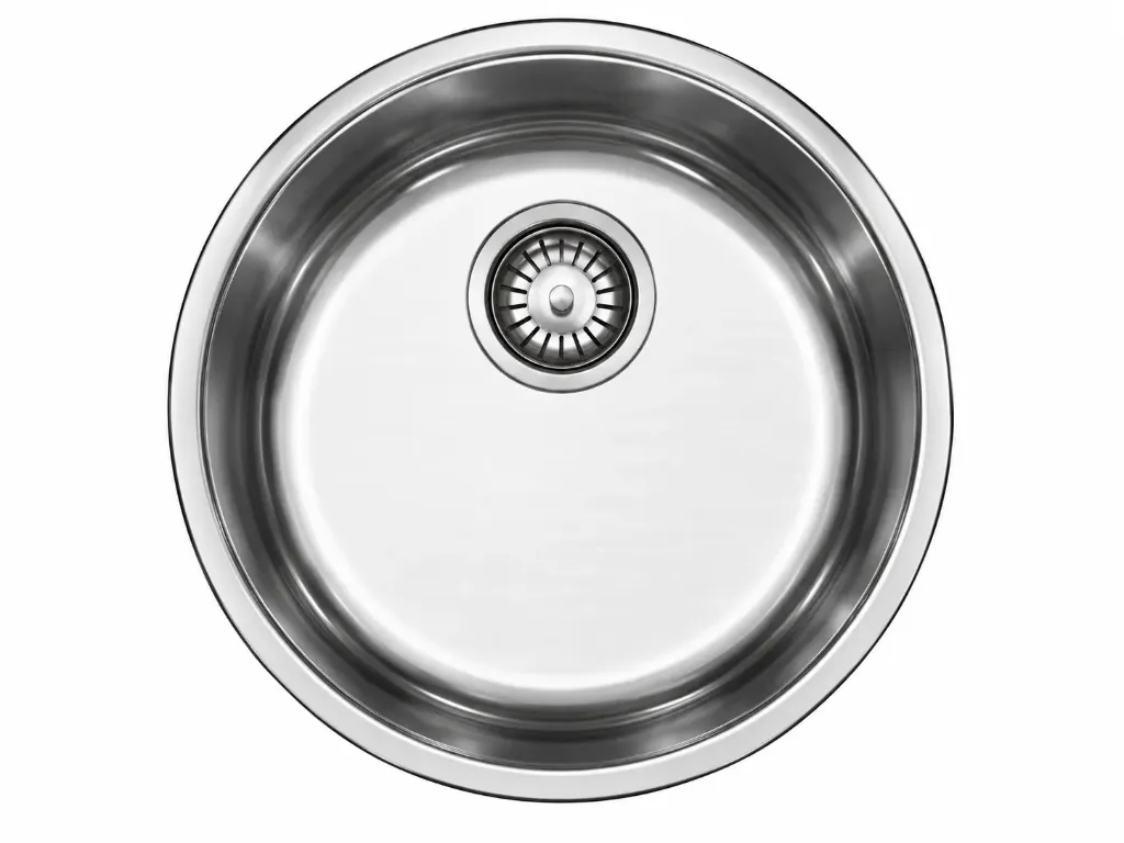[DE153] C45 Round Built-In Sink, 0.6 mm
