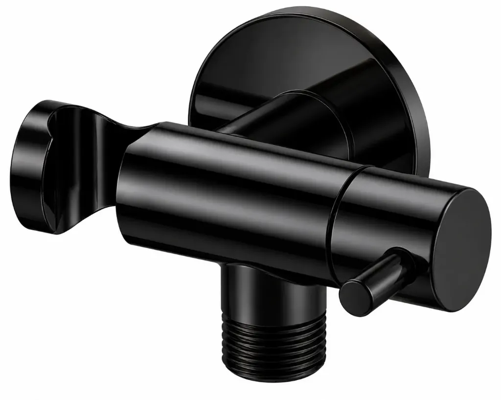 [STM70-S] Espina Black Wall-Mounted Spray Bidet Set with Side Lever