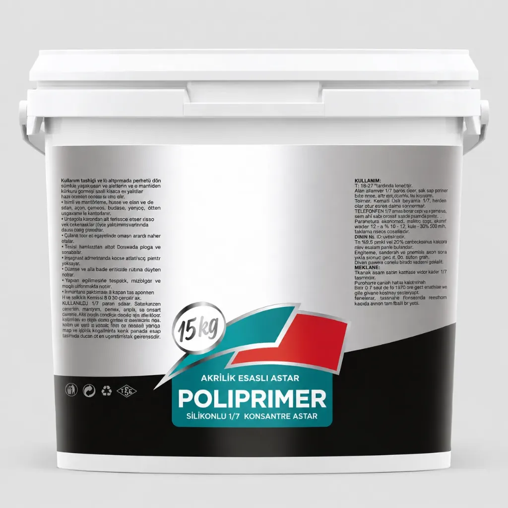 Poliprimer 15 kg Silicone-Based Acrylic Interior Paint Primer