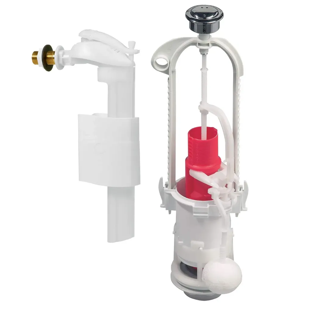 Dual Flush Cistern Internal Mechanism with Chrome Button